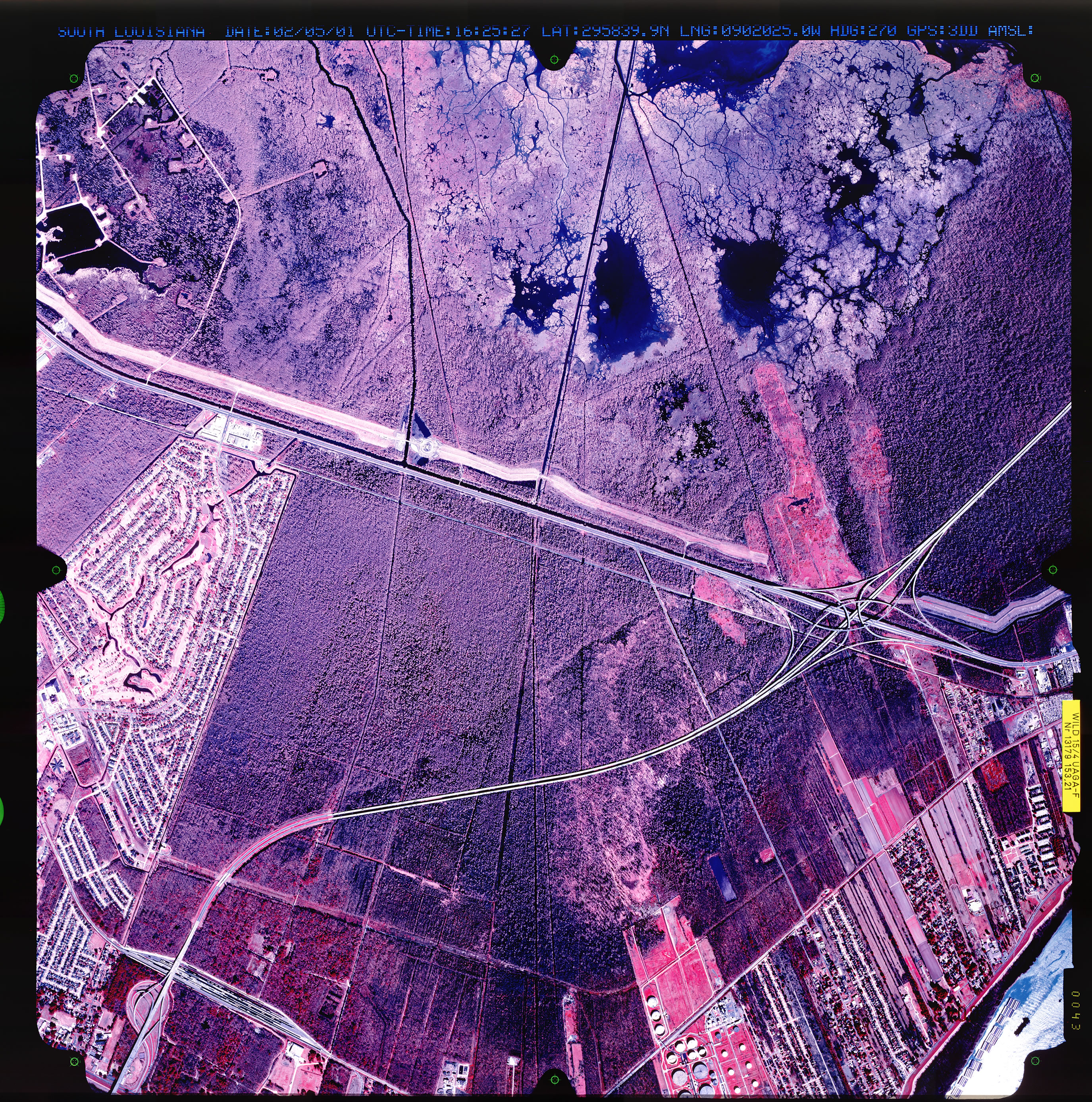 Ponchatoula Louisiana Coastwide Aerial Photography 2001