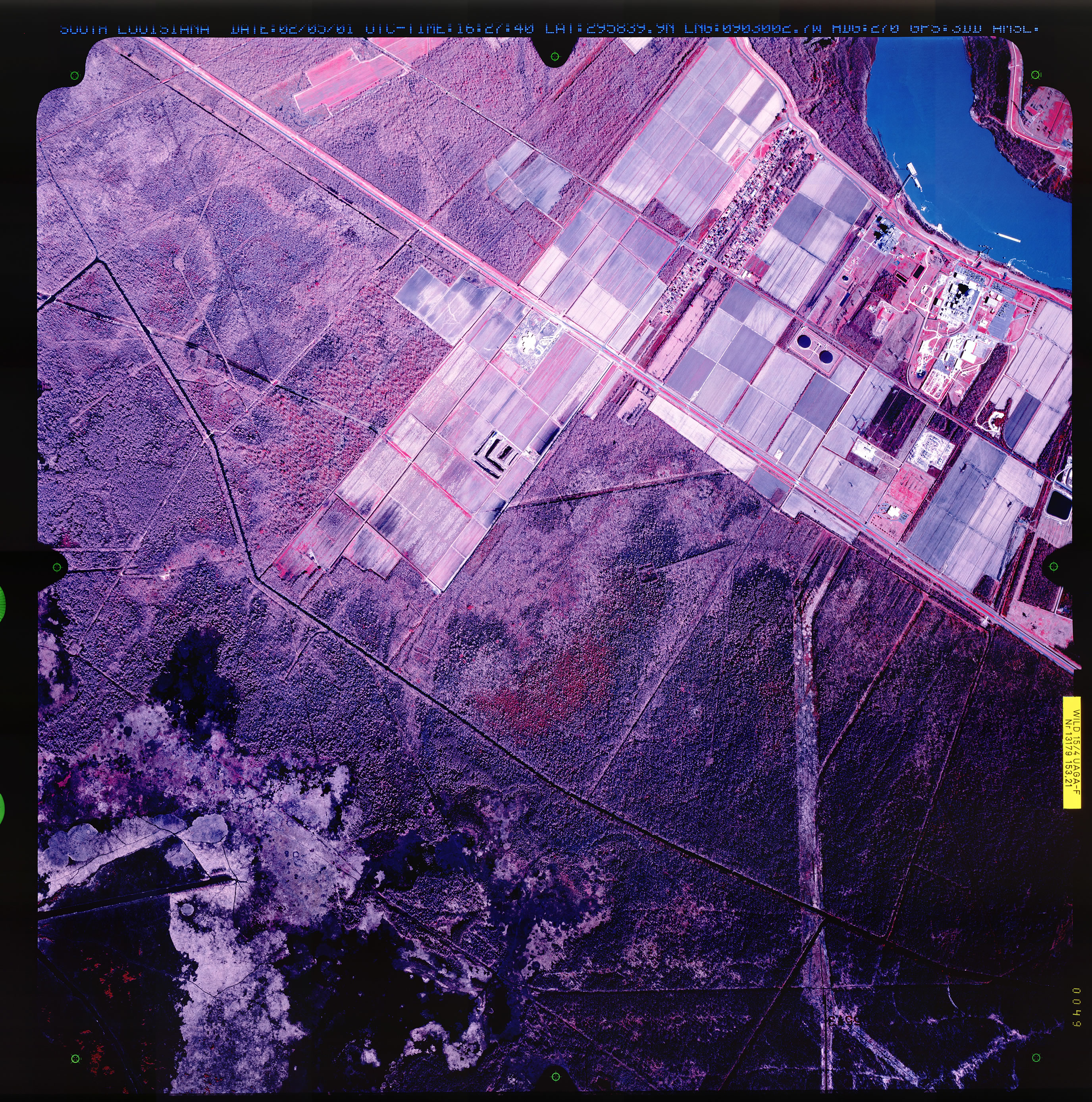 Ponchatoula Louisiana Coastwide Aerial Photography 2001