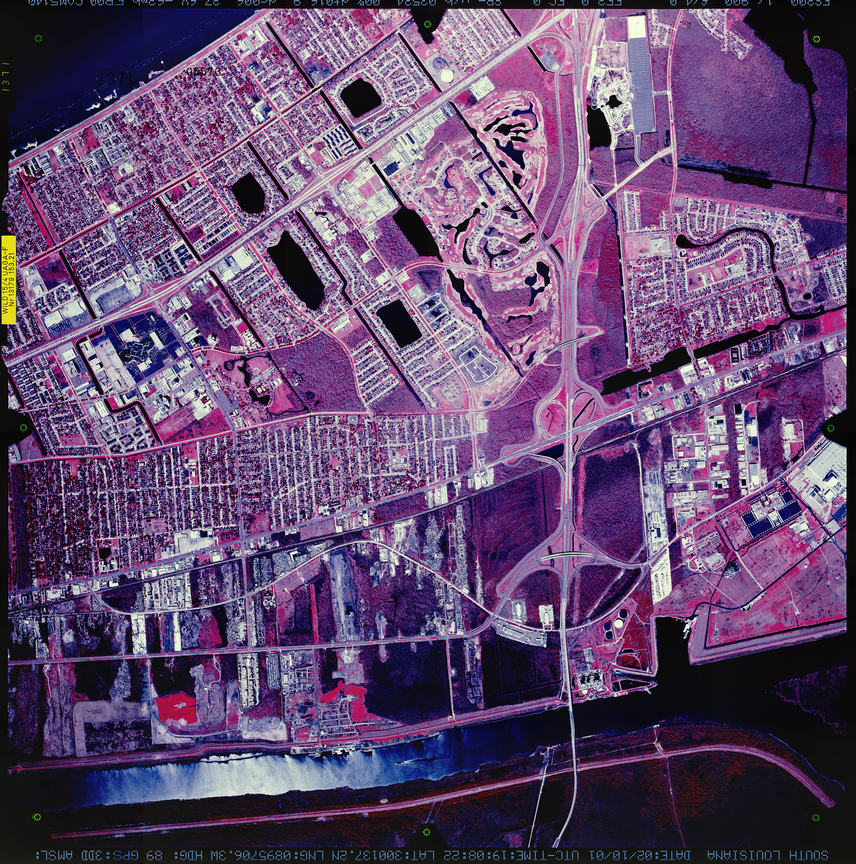 Ponchatoula Louisiana Coastwide Aerial Photography 2001