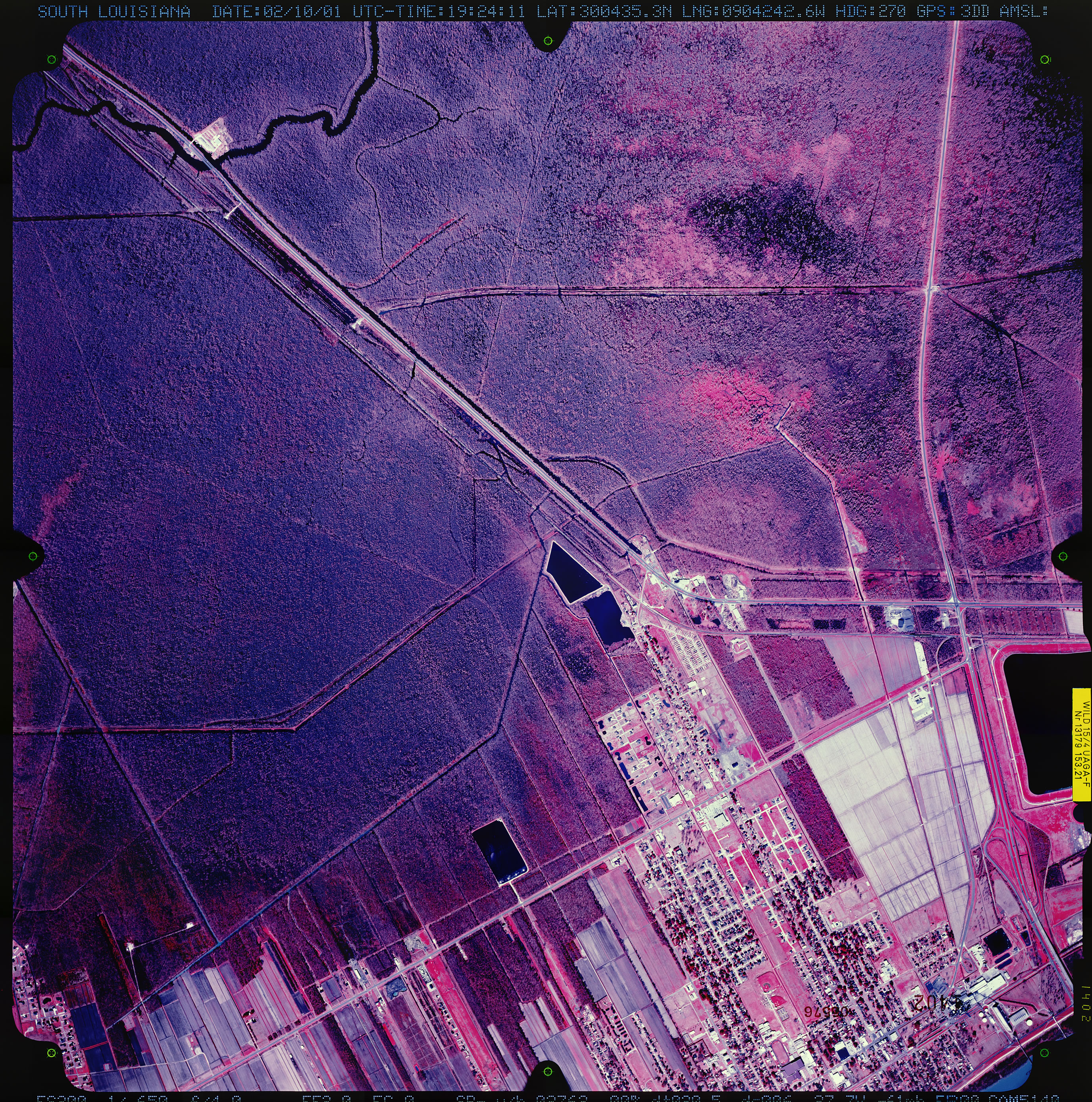 Ponchatoula Louisiana Coastwide Aerial Photography 2001