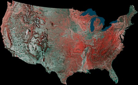 AVHRR Image of the US