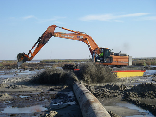 Sediment Delivery to new marshlands