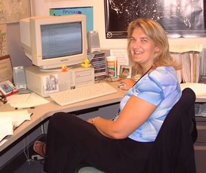 Helena Schaefer at work