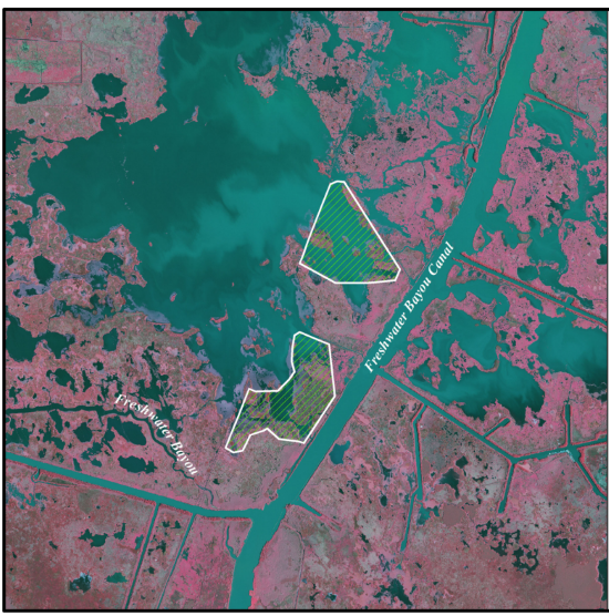 CWPPRA ME-31 Marsh Creation Map 